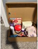 Photo of a box of period stuff