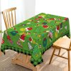 Grinch tablecloth
