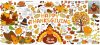 Thanksgiving coloring tablecloth