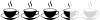 3.5/5 coffee cups