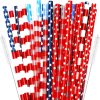patriotic straws