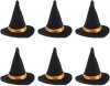mini witch hats and broomsticks