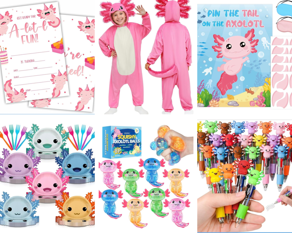 Axolotl party ideas
