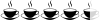 4.5/5 coffee cups